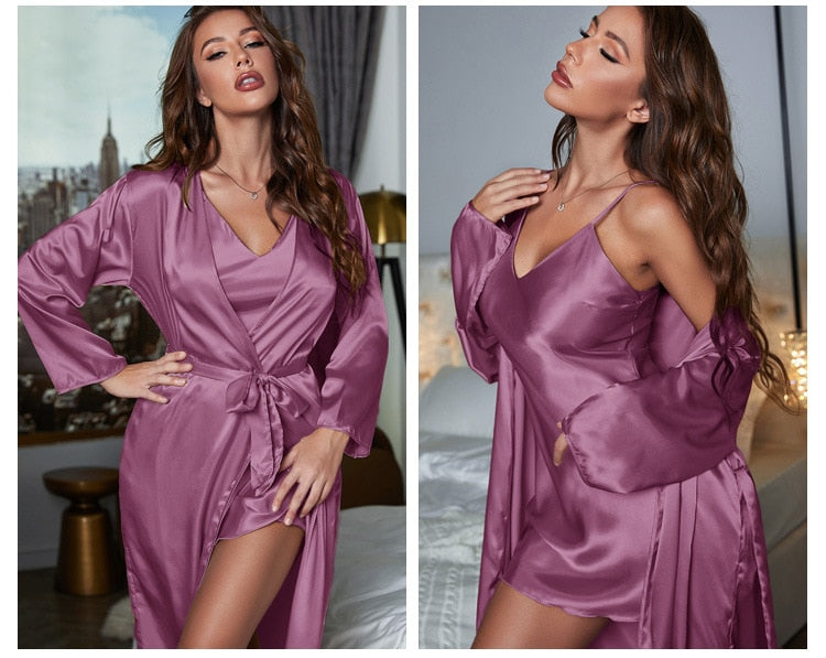 Camisola com Robe La Femme - Candy